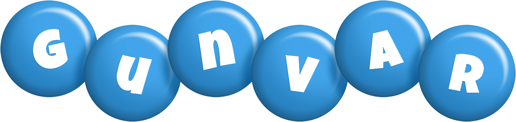 Gunvar candy-blue logo