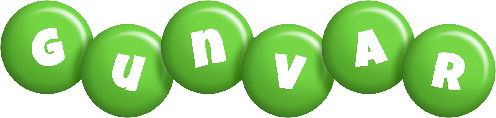 Gunvar candy-green logo