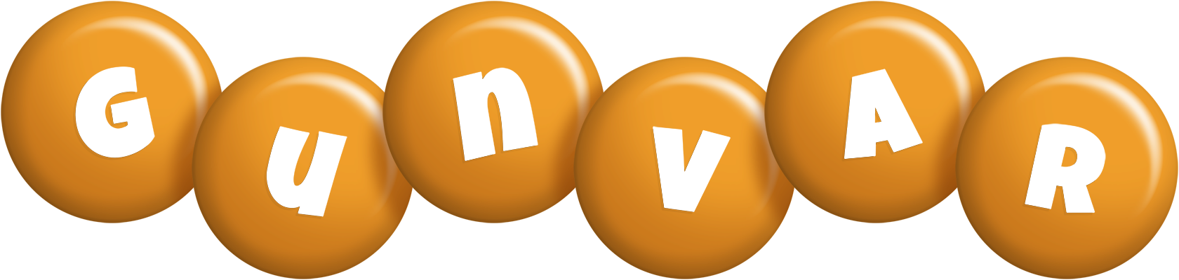 Gunvar candy-orange logo