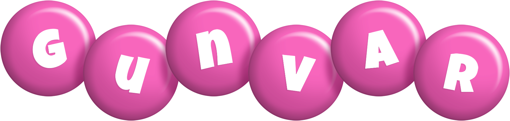 Gunvar candy-pink logo