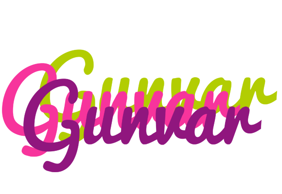 Gunvar flowers logo