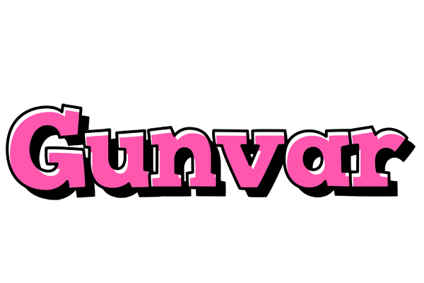 Gunvar girlish logo