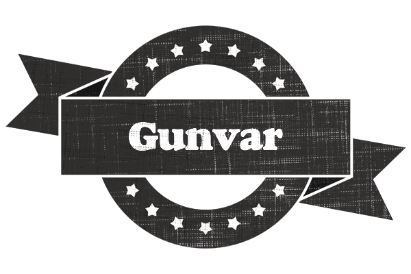 Gunvar grunge logo
