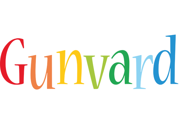 Gunvard birthday logo