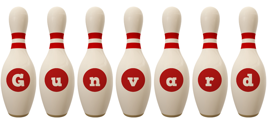 Gunvard bowling-pin logo