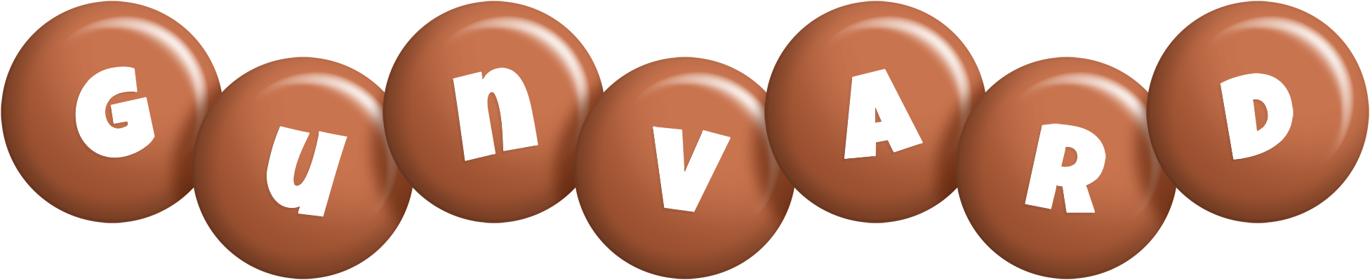 Gunvard candy-brown logo