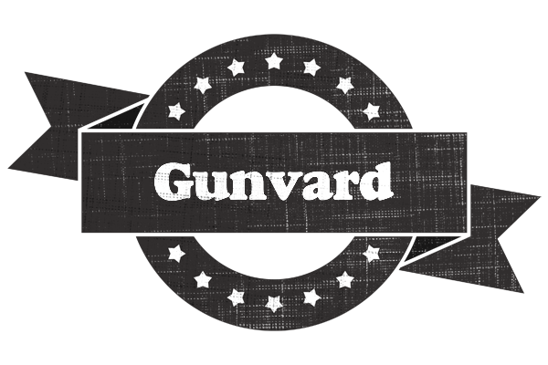 Gunvard grunge logo