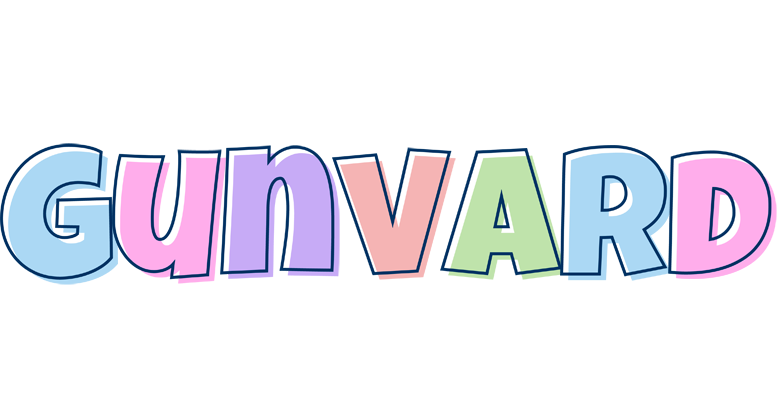 Gunvard pastel logo