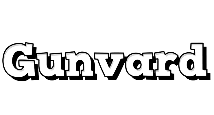 Gunvard snowing logo
