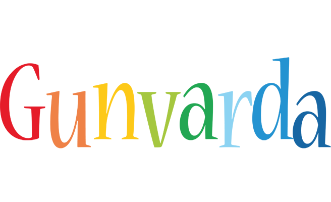 Gunvarda birthday logo
