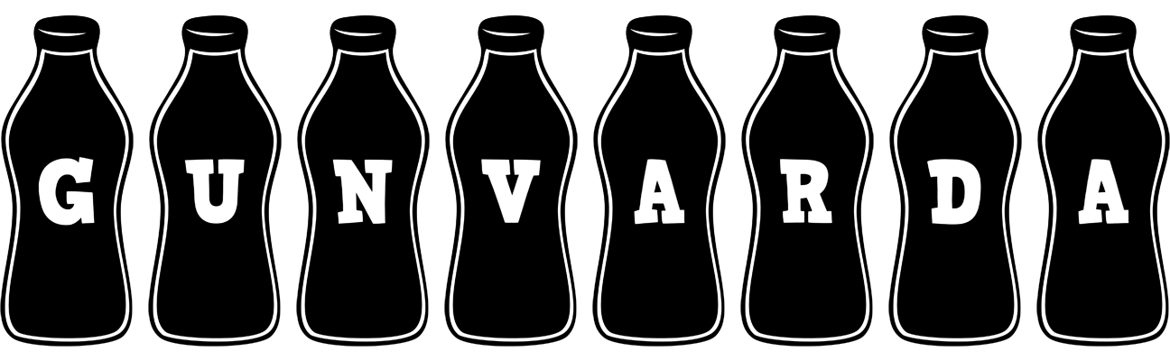 Gunvarda bottle logo