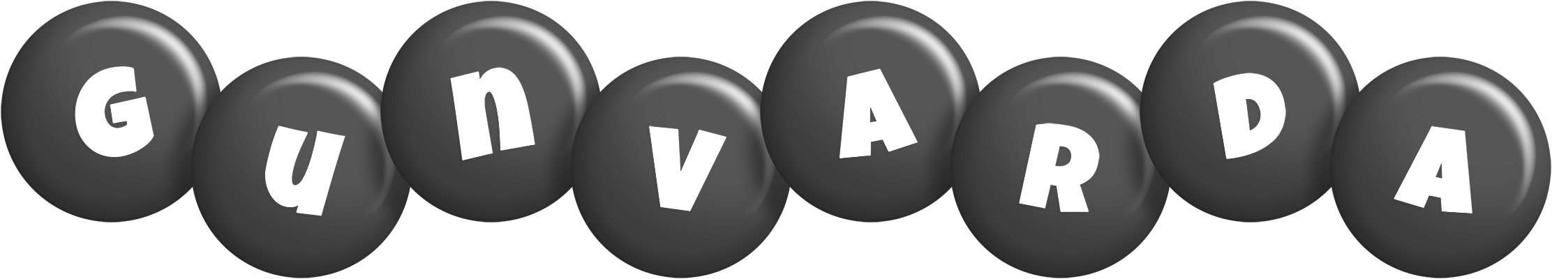 Gunvarda candy-black logo