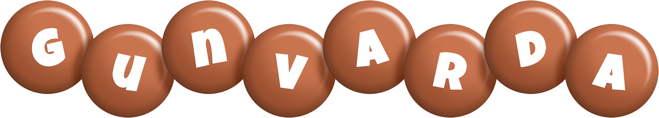 Gunvarda candy-brown logo