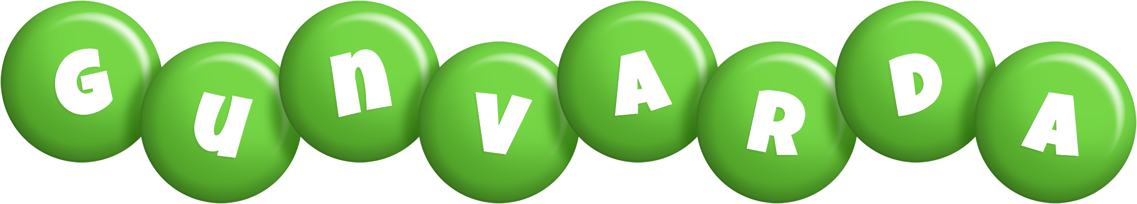 Gunvarda candy-green logo