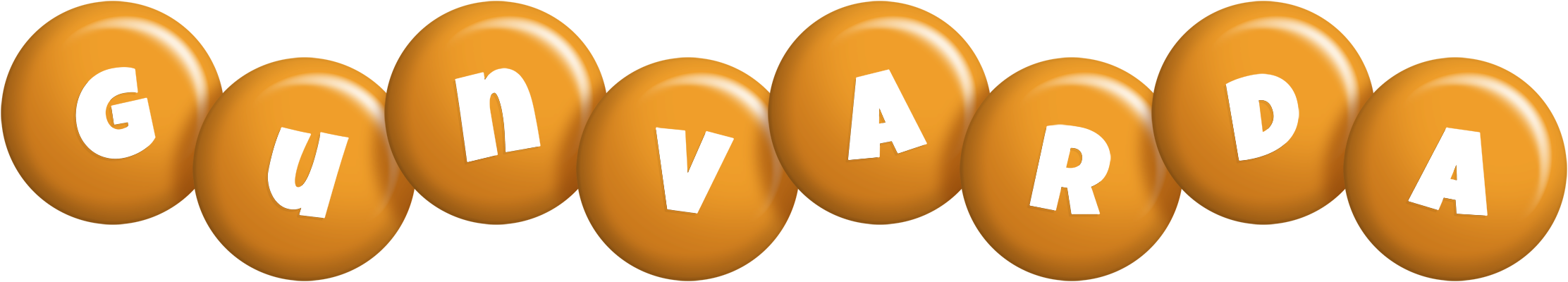 Gunvarda candy-orange logo