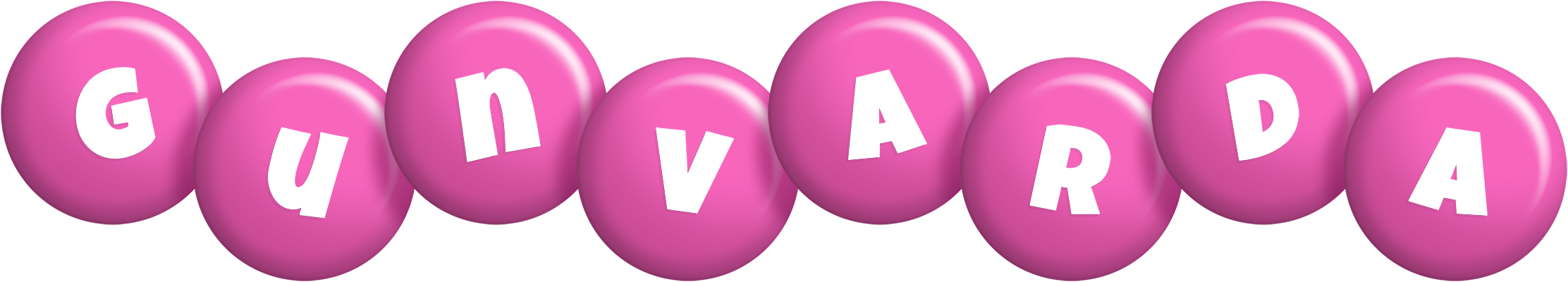 Gunvarda candy-pink logo