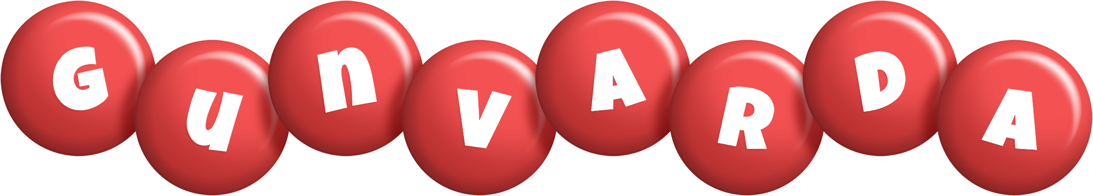 Gunvarda candy-red logo