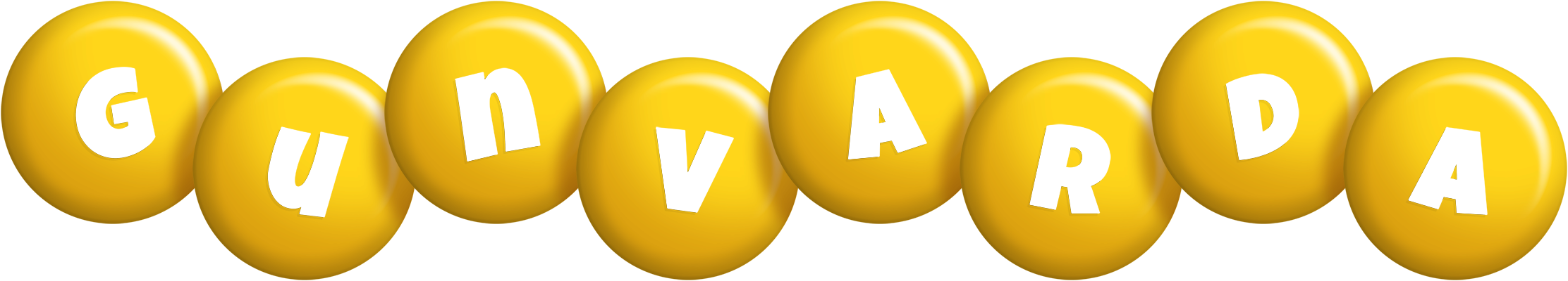 Gunvarda candy-yellow logo
