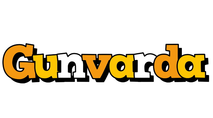 Gunvarda cartoon logo