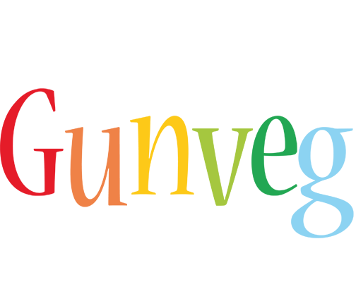 Gunveg birthday logo