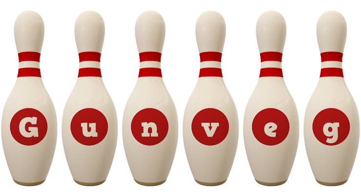 Gunveg bowling-pin logo