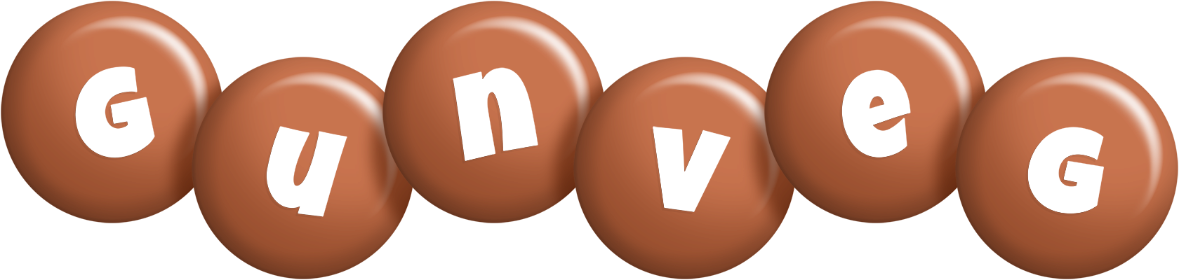 Gunveg candy-brown logo