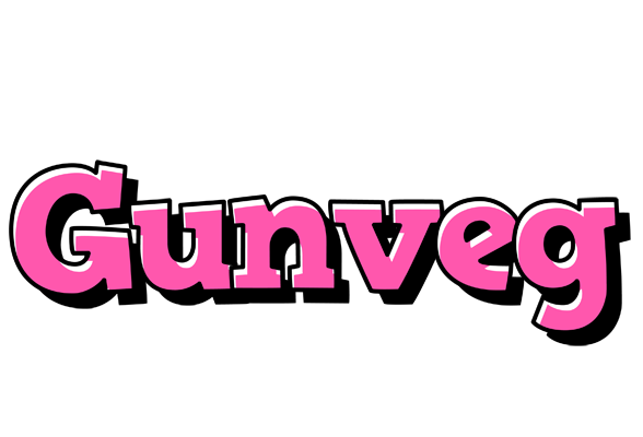 Gunveg girlish logo