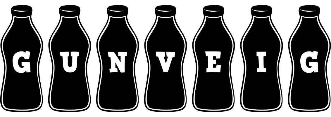 Gunveig bottle logo