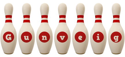 Gunveig bowling-pin logo