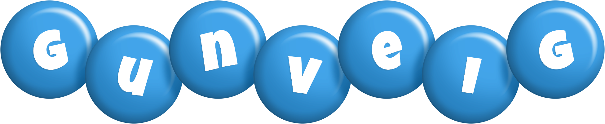 Gunveig candy-blue logo
