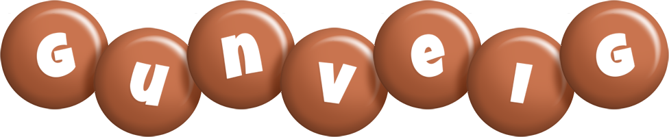 Gunveig candy-brown logo