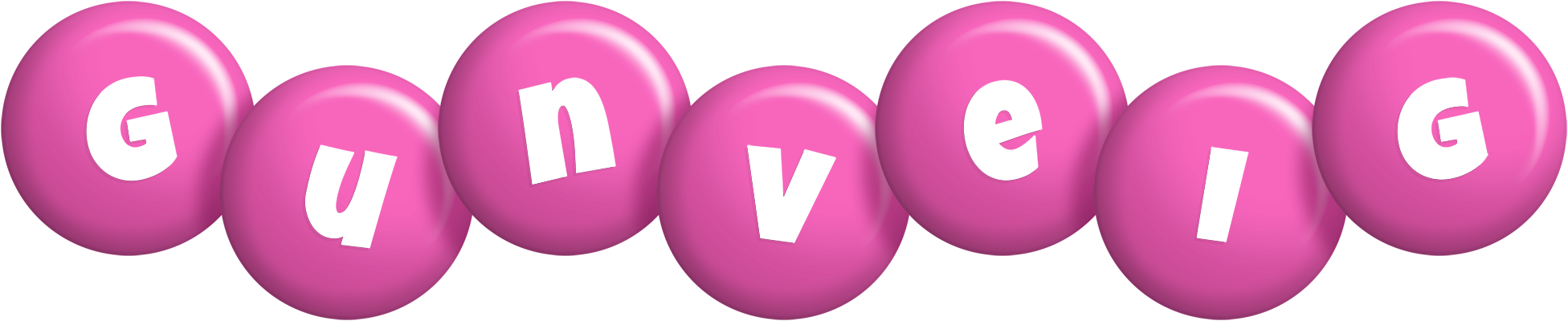 Gunveig candy-pink logo