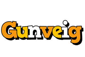 Gunveig cartoon logo