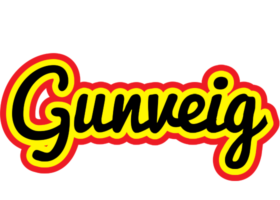 Gunveig flaming logo