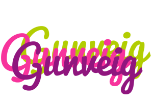 Gunveig flowers logo