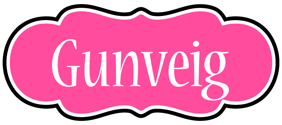 Gunveig invitation logo
