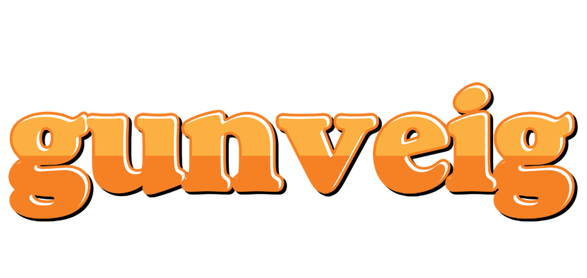 Gunveig orange logo