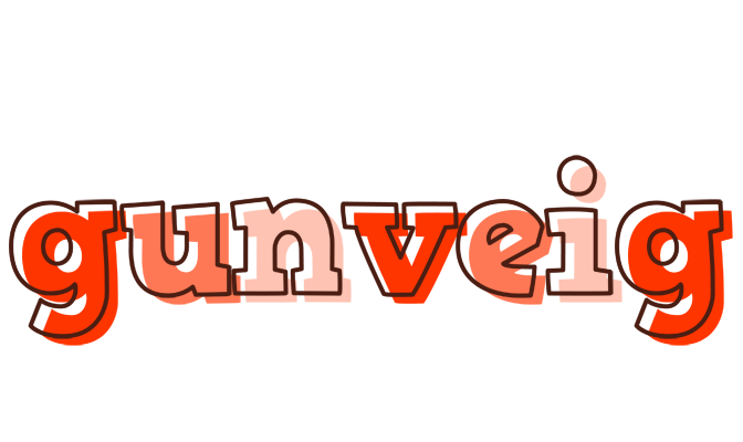 Gunveig paint logo