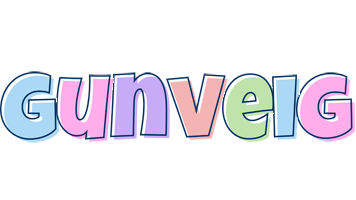 Gunveig pastel logo