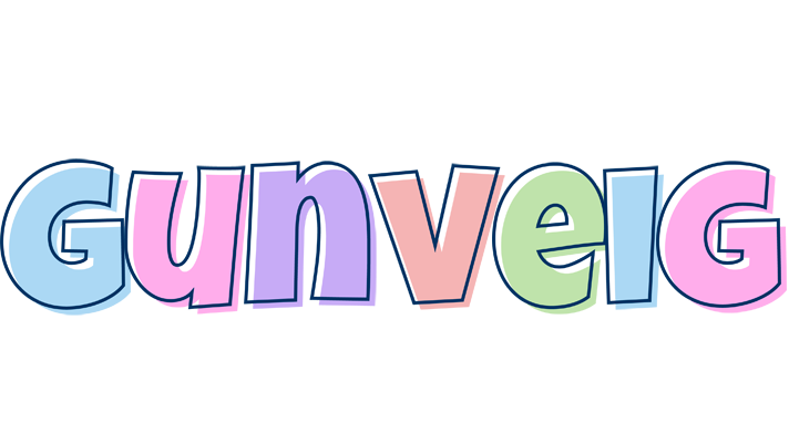 Gunveig pastel logo