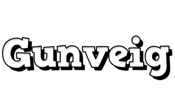 Gunveig snowing logo