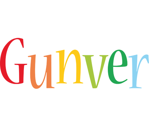 Gunver birthday logo