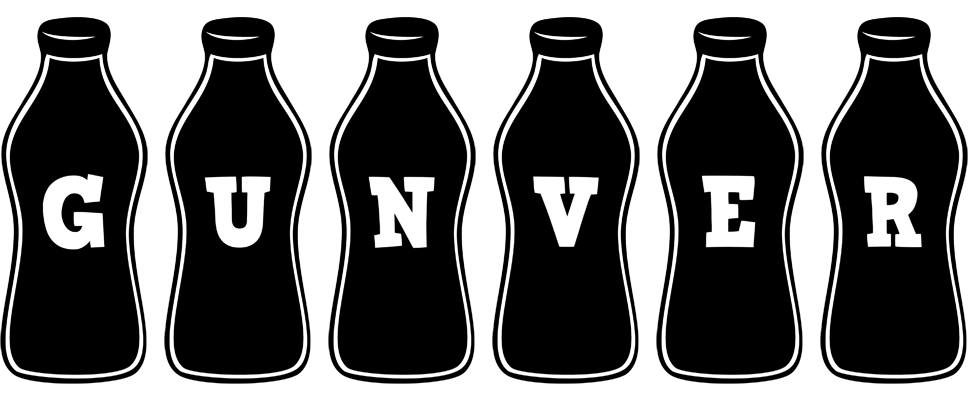 Gunver bottle logo