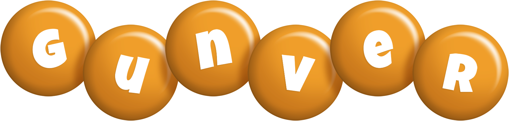 Gunver candy-orange logo
