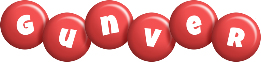 Gunver candy-red logo