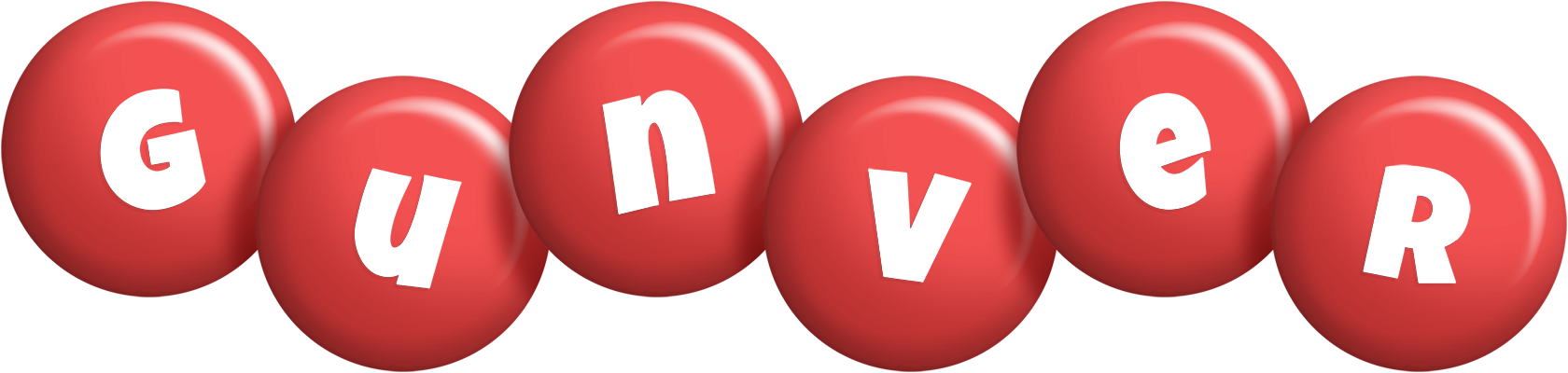 Gunver candy-red logo