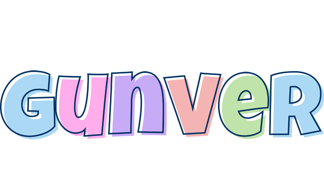 Gunver pastel logo