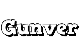 Gunver snowing logo