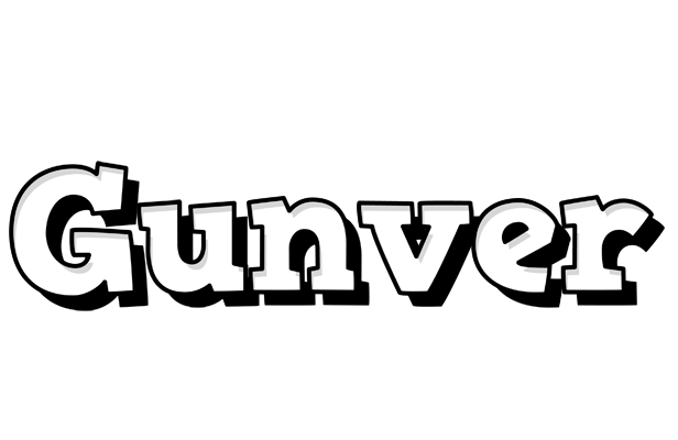 Gunver snowing logo