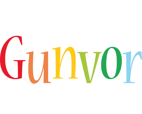 Gunvor birthday logo